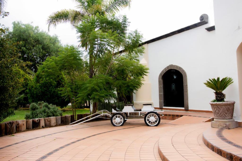 Zahrada ubytování Hotel Ex Hacienda La Pitaya Querétaro