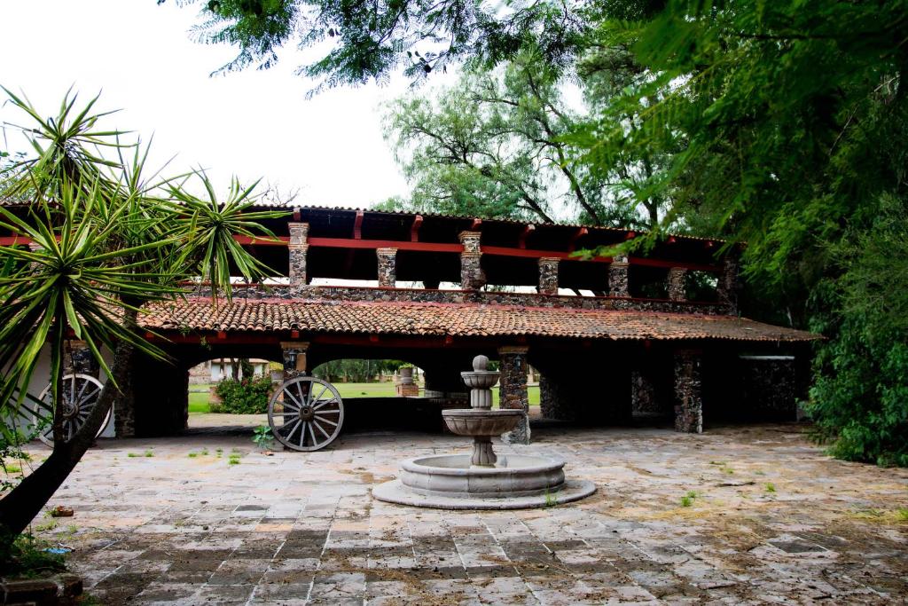 Zahrada ubytování Hotel Ex Hacienda La Pitaya Querétaro