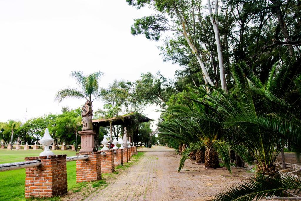 Zahrada ubytování Hotel Ex Hacienda La Pitaya Querétaro