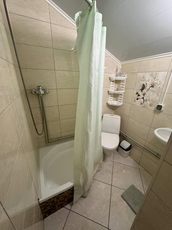 Koupelna v ubytování Guest House Na Suvorova