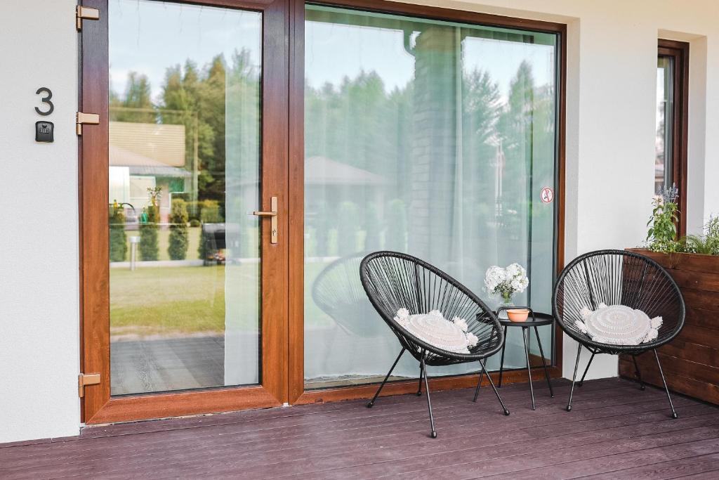 Balkón nebo terasa v ubytování Home Stay Juniper