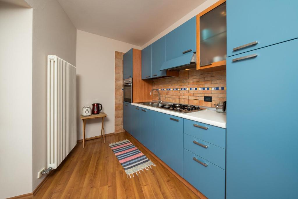 Kuchyň nebo kuchyňský kout v ubytování Casa Monica Ledro Family