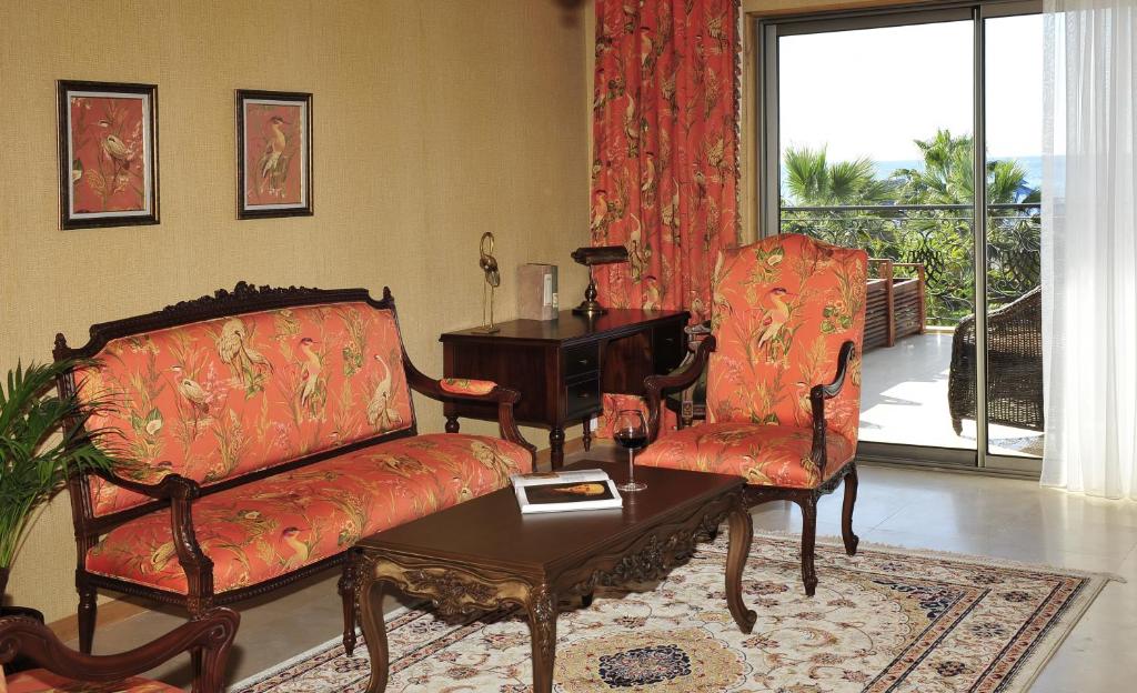 Posezení v ubytování Villa Augusto Boutique Hotel & SPA