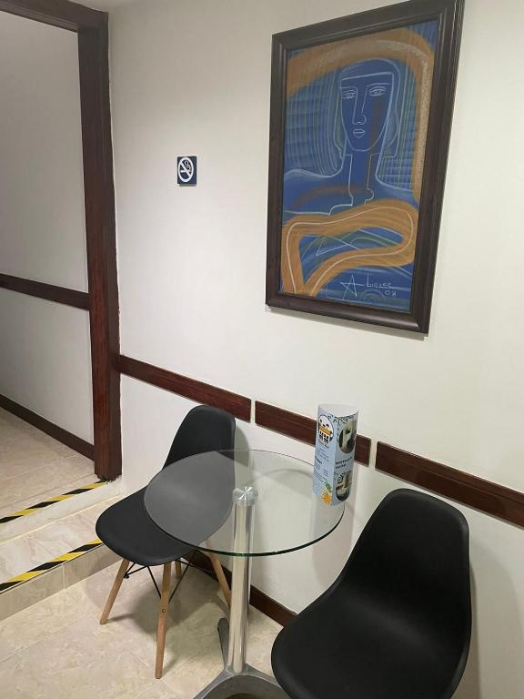 Khu vực ghế ngồi tại Hospedaje Camino Real a 150 MTS del centro