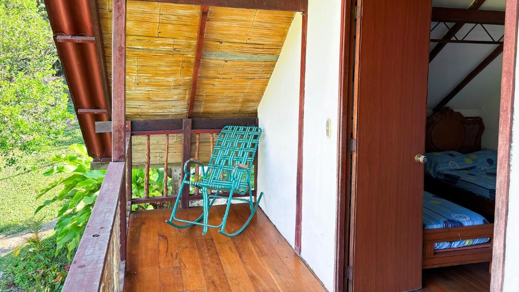 Balkón nebo terasa v ubytování Finca con piscina los Eucaliptos Cali- Pance