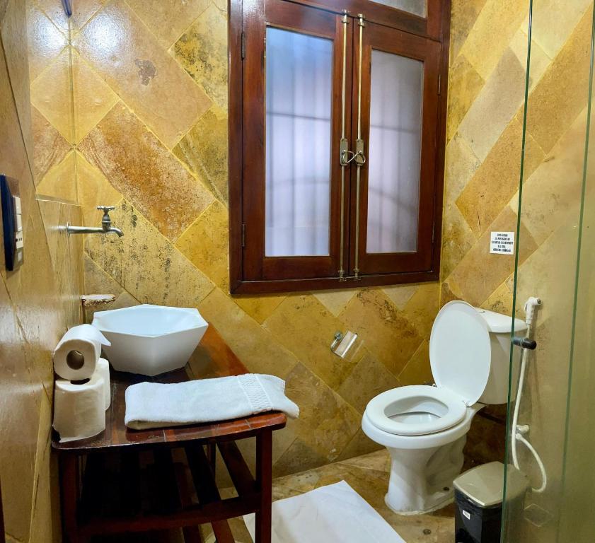 Koupelna v ubytování Pousada Fortal Villa Praia