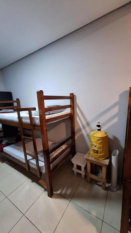 Postel nebo postele na pokoji v ubytování Hostel My House quartos perto do aeroporto de Guarulhos