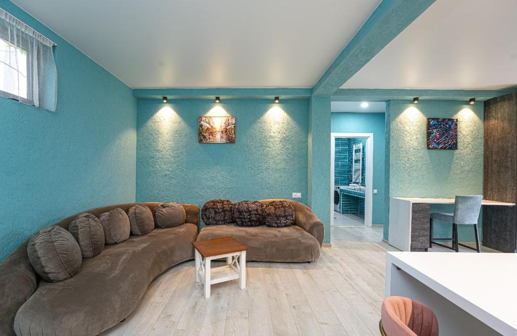 Posezení v ubytování Villa Tiffany