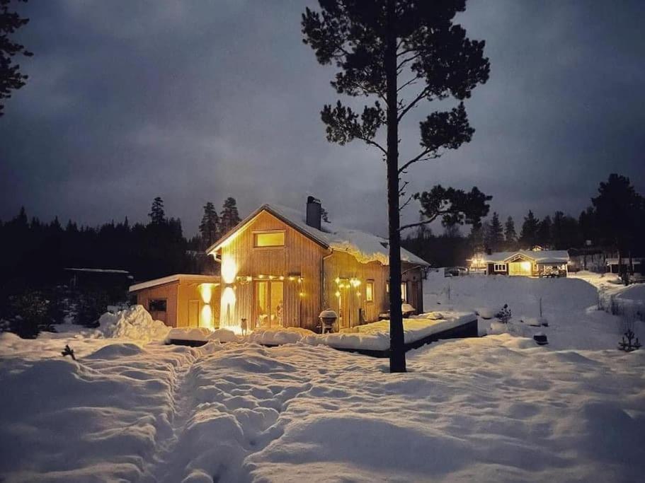Wonderful barn cabin in Järvsö Harsa semasa musim sejuk