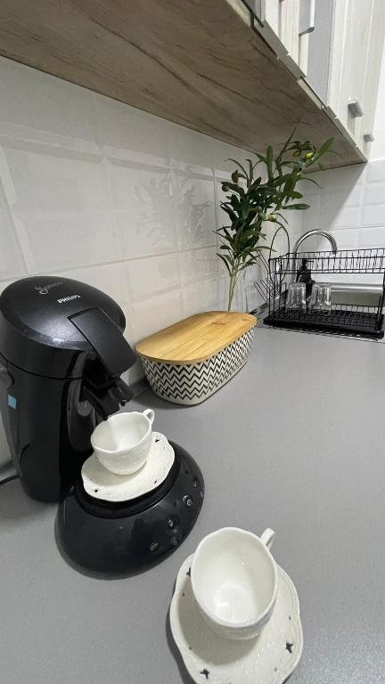 Eldhús eða eldhúskrókur á Apartman Mir