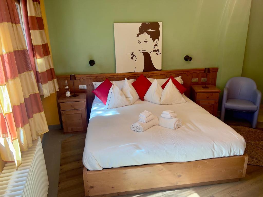 Postel nebo postele na pokoji v ubytování Nest Hotel Sestriere