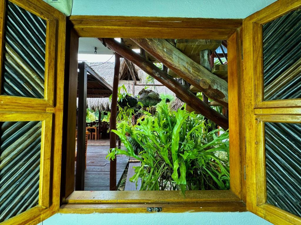 Zahrada ubytování Hostal Nibuni Palomino