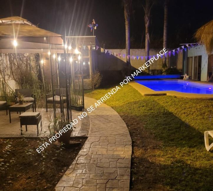 Bazén v ubytování Piscina Climatizada Privada, Cabaña, Quincho, Limache nebo v jeho okolí