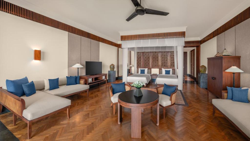 Posezení v ubytování The Sira, a Luxury Collection Resort and Spa, Lombok
