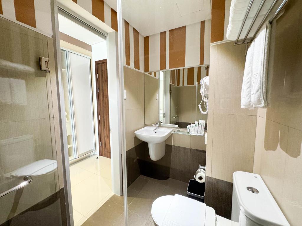 Koupelna v ubytování Hotel101 - Fort