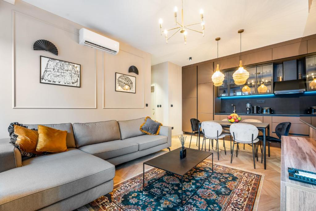 Χώρος καθιστικού στο Apartment Libertas