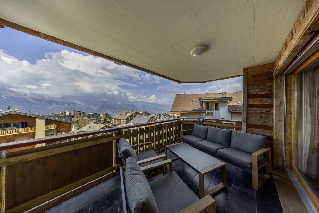 Etagnes 2 Est, ski-in ski-out, vue magnifique - Resim 27