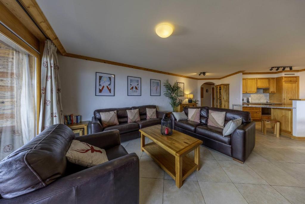 Etagnes 2 Est, ski-in ski-out, vue magnifique - Resim 4