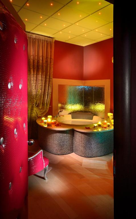 Posezení v ubytování Hotel Manzoni Wellness&Spa