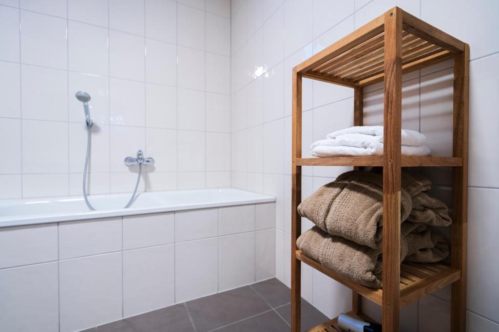 Koupelna v ubytování Ferienhaus Florianiweg C