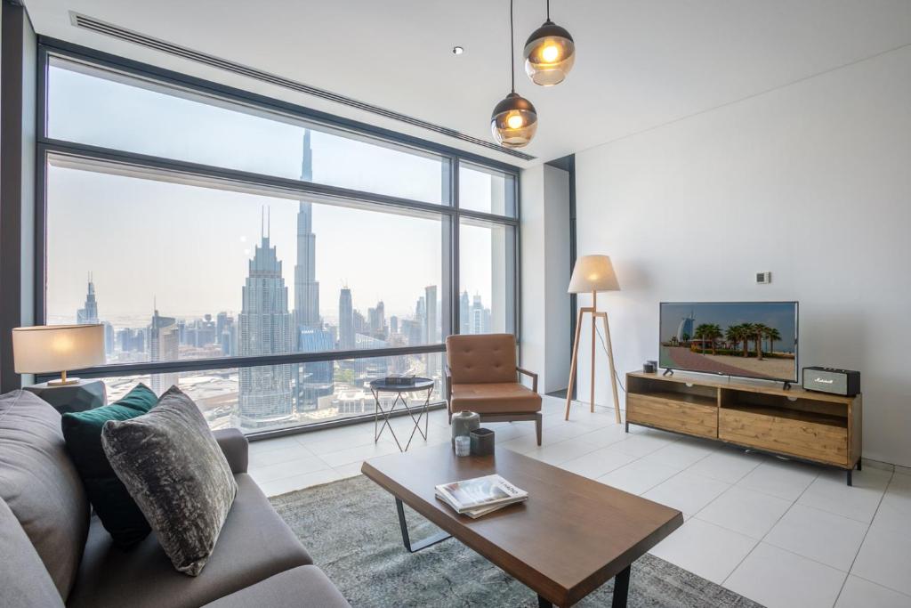 Blue Ground Riyadh Blueground DIFC burj khalifa view gym DXB-456, Dubai (preços ...