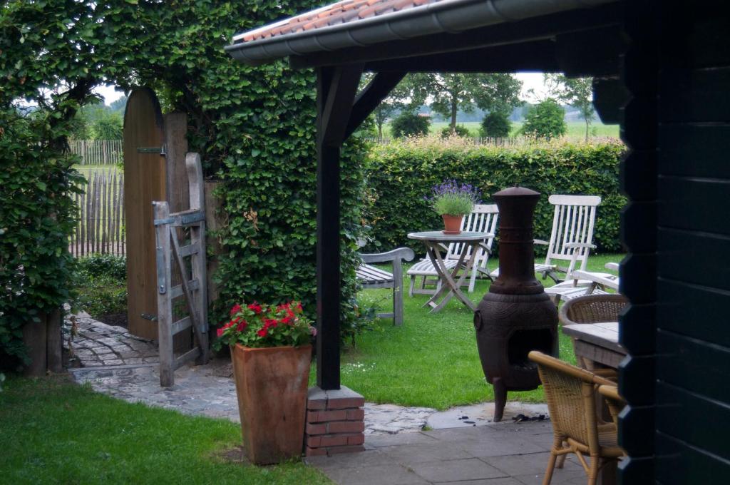 Zahrada ubytování B&B Maarle