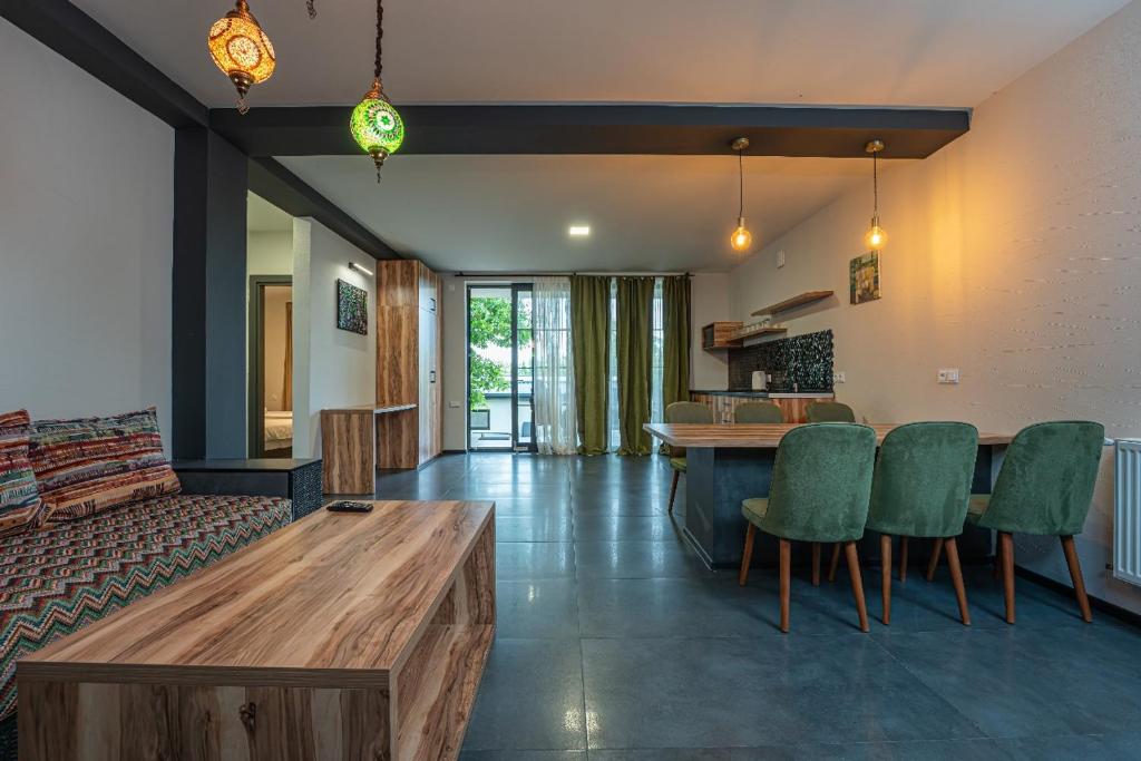 Kuchyň nebo kuchyňský kout v ubytování Villa Ipanema