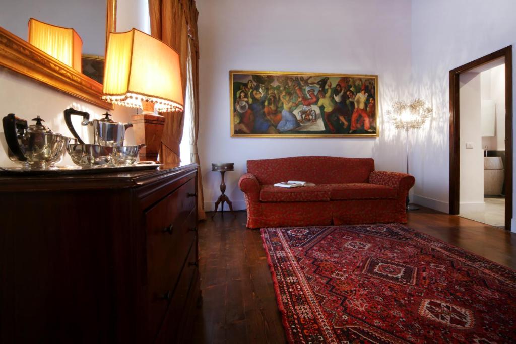 Posezení v ubytování Tenuta Ponziani Wine Resort&Spa