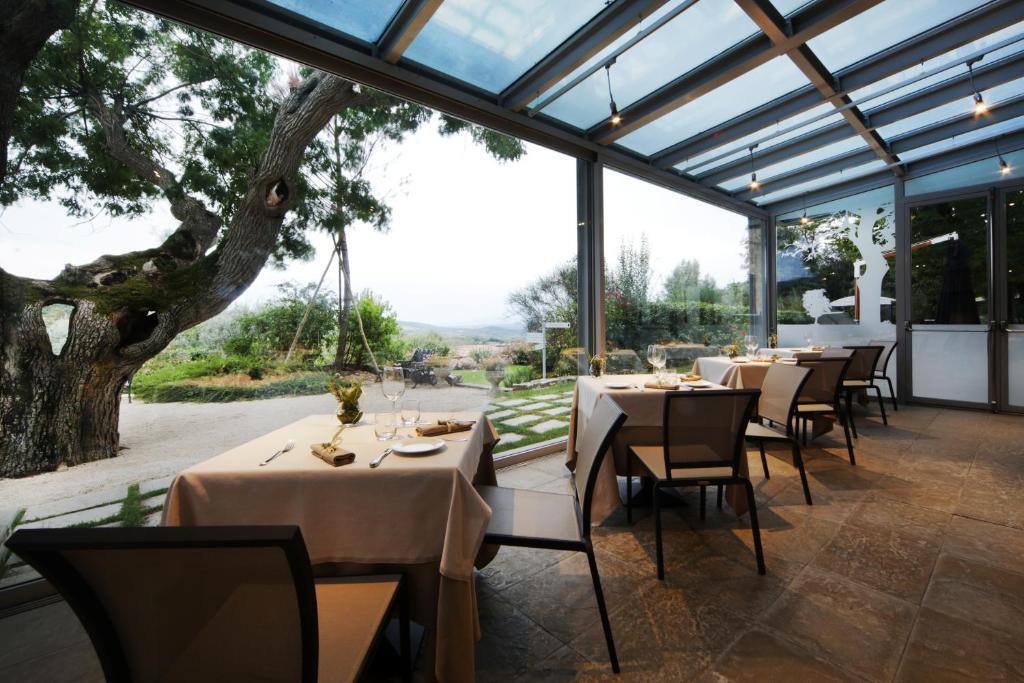 Restaurace v ubytování Tenuta Ponziani Wine Resort&Spa