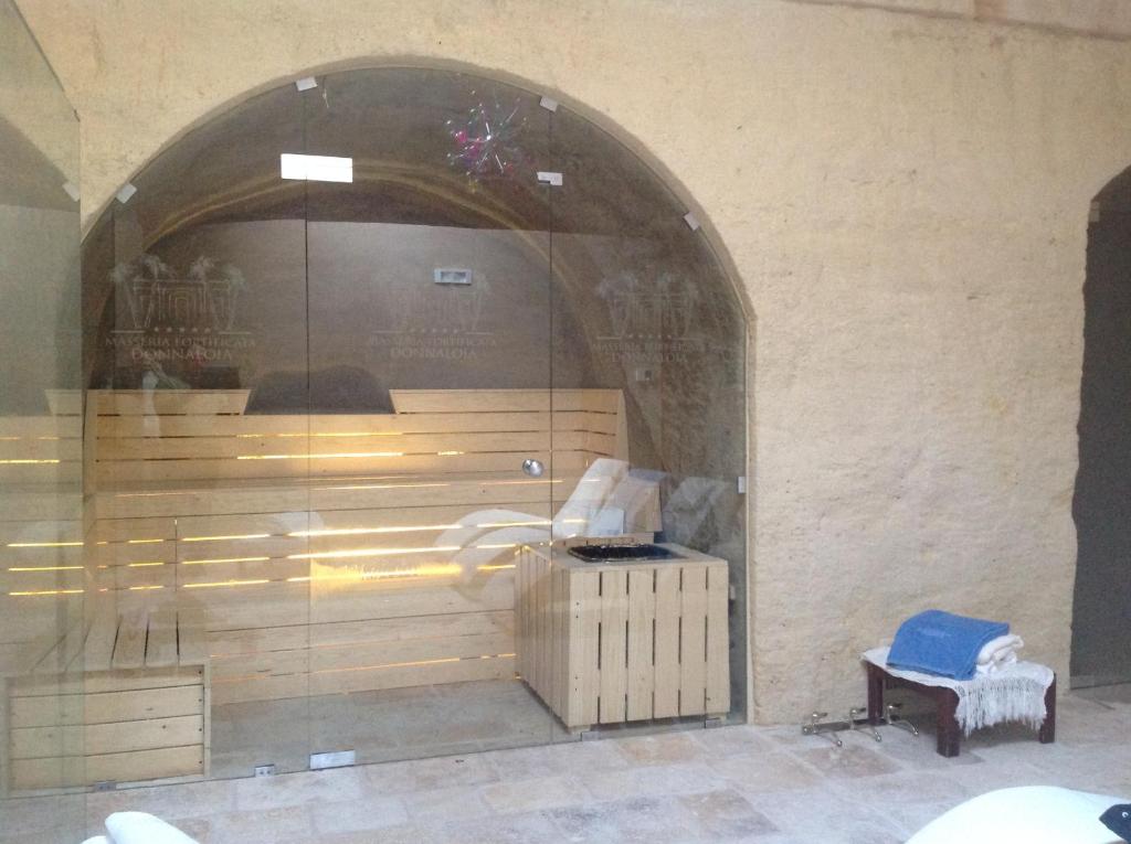 Posezení v ubytování Hotel Masseria Fortificata Donnaloia