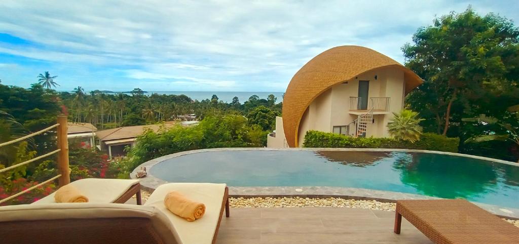 Bazén v ubytování Villa La Quartz Seaview 2BR nebo v jeho okolí