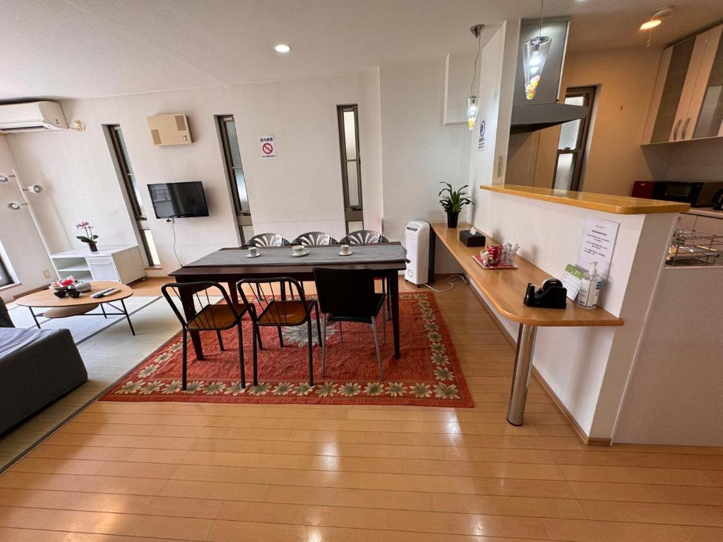 Kuchyň nebo kuchyňský kout v ubytování Comfy House Namba