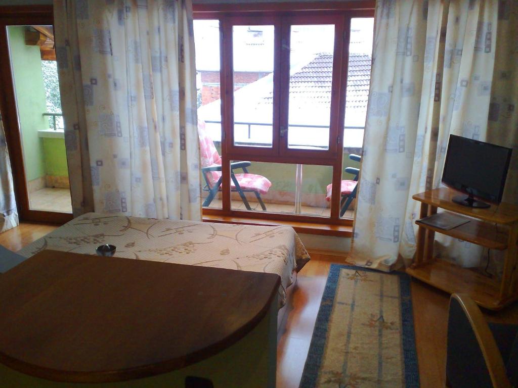 TV a/nebo společenská místnost v ubytování Family Hotel Sonata