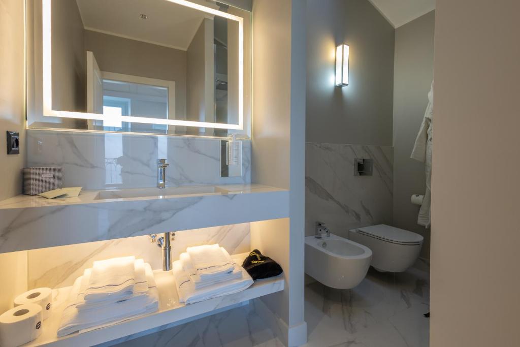 Koupelna v ubytování Bluonly Boutique B&B