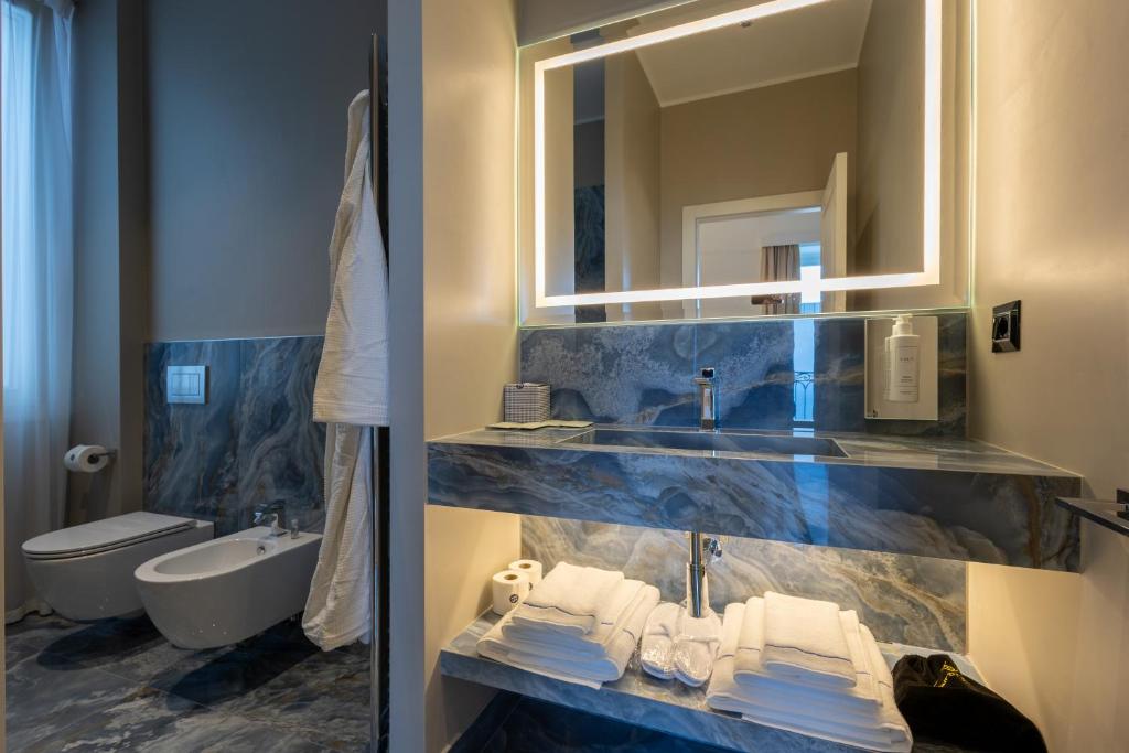 Koupelna v ubytování Bluonly Boutique B&B