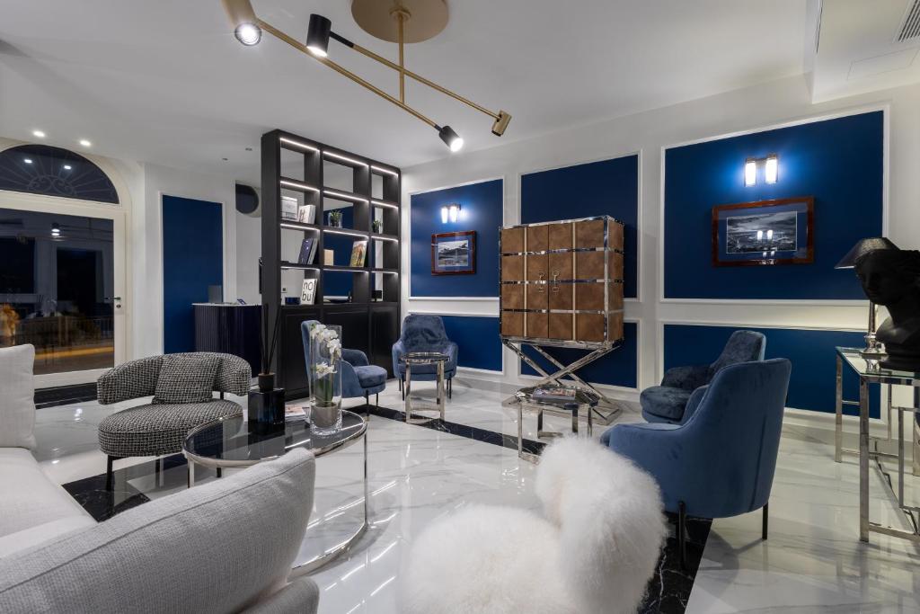 Posezení v ubytování Bluonly Boutique B&B