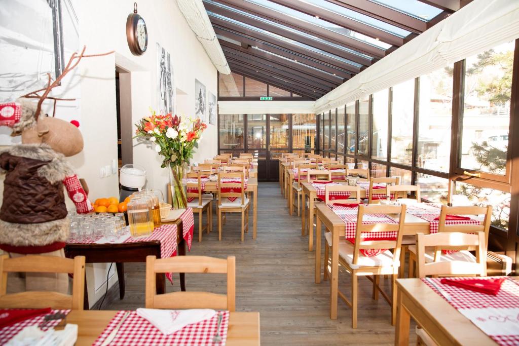 Restaurace v ubytování Hotel Bristol Verbier