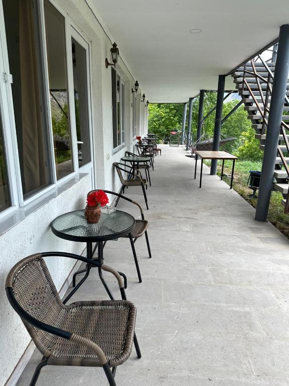 Balkón nebo terasa v ubytování Hotel-GVALA