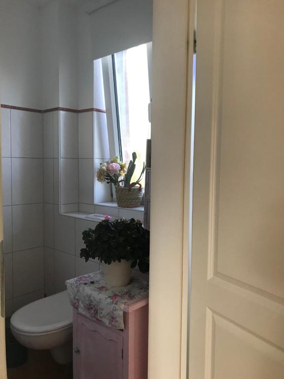 Koupelna v ubytování Ferienhaus Eric