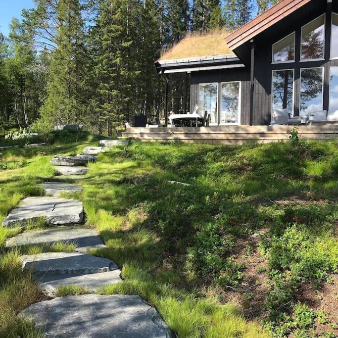 Zahrada ubytování Hytte ved Andsvatnet