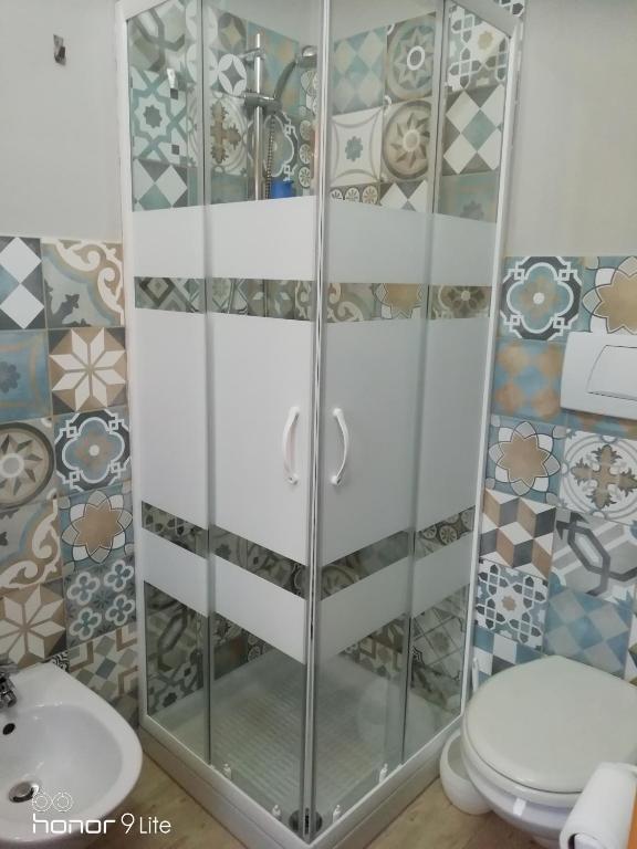 Koupelna v ubytování Villa Biancofiore