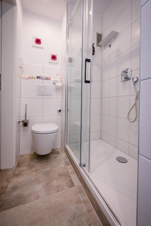 Koupelna v ubytování Franconia City Hotel
