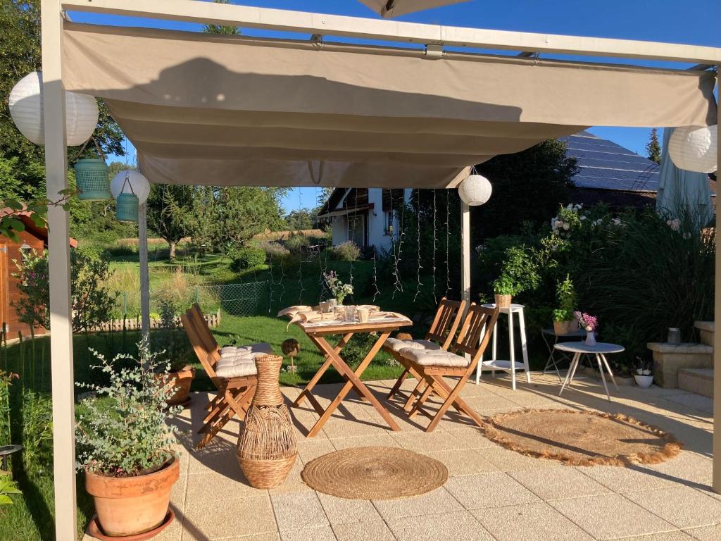 Patio nebo venkovní prostory v ubytování Escale sur la Côte