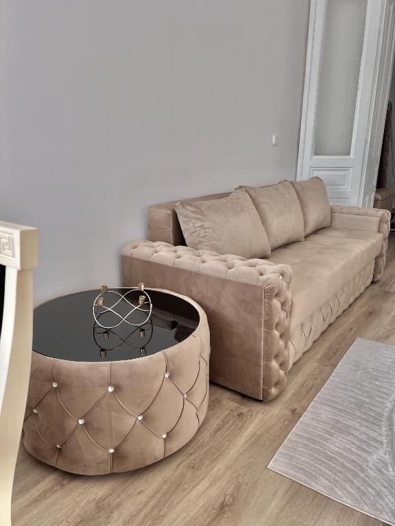 Posezení v ubytování Apartmán Queen