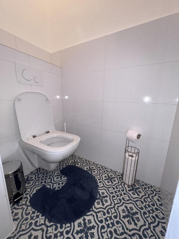 Koupelna v ubytování Apartmán Queen