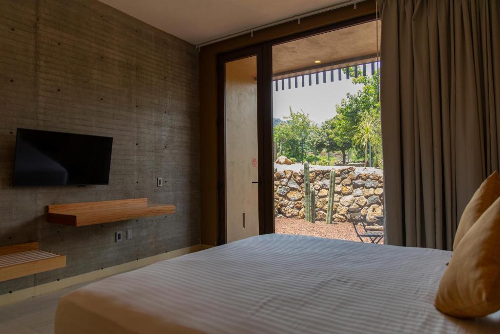 Xolatlaco Tepoztlán Hotel Boutique - Chambre Lit King-Size Avec Balcon