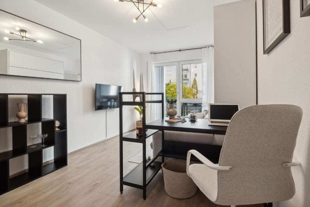TV a/nebo společenská místnost v ubytování Beautiful Apartment in Lörrach close to Basel