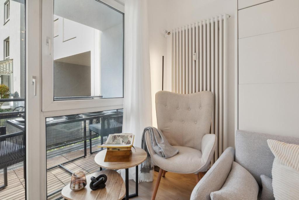 Posezení v ubytování Beautiful Apartment in Lörrach close to Basel