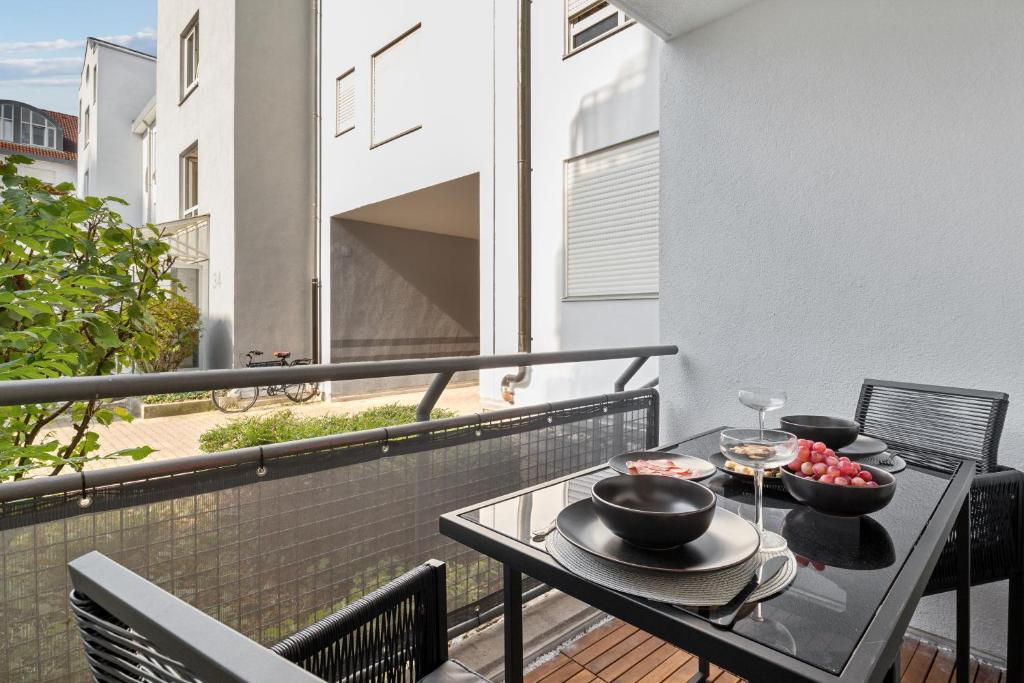 Balkón nebo terasa v ubytování Beautiful Apartment in Lörrach close to Basel