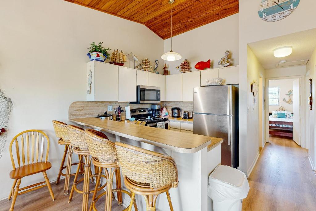 Kuchyň nebo kuchyňský kout v ubytování Bohemian Haven